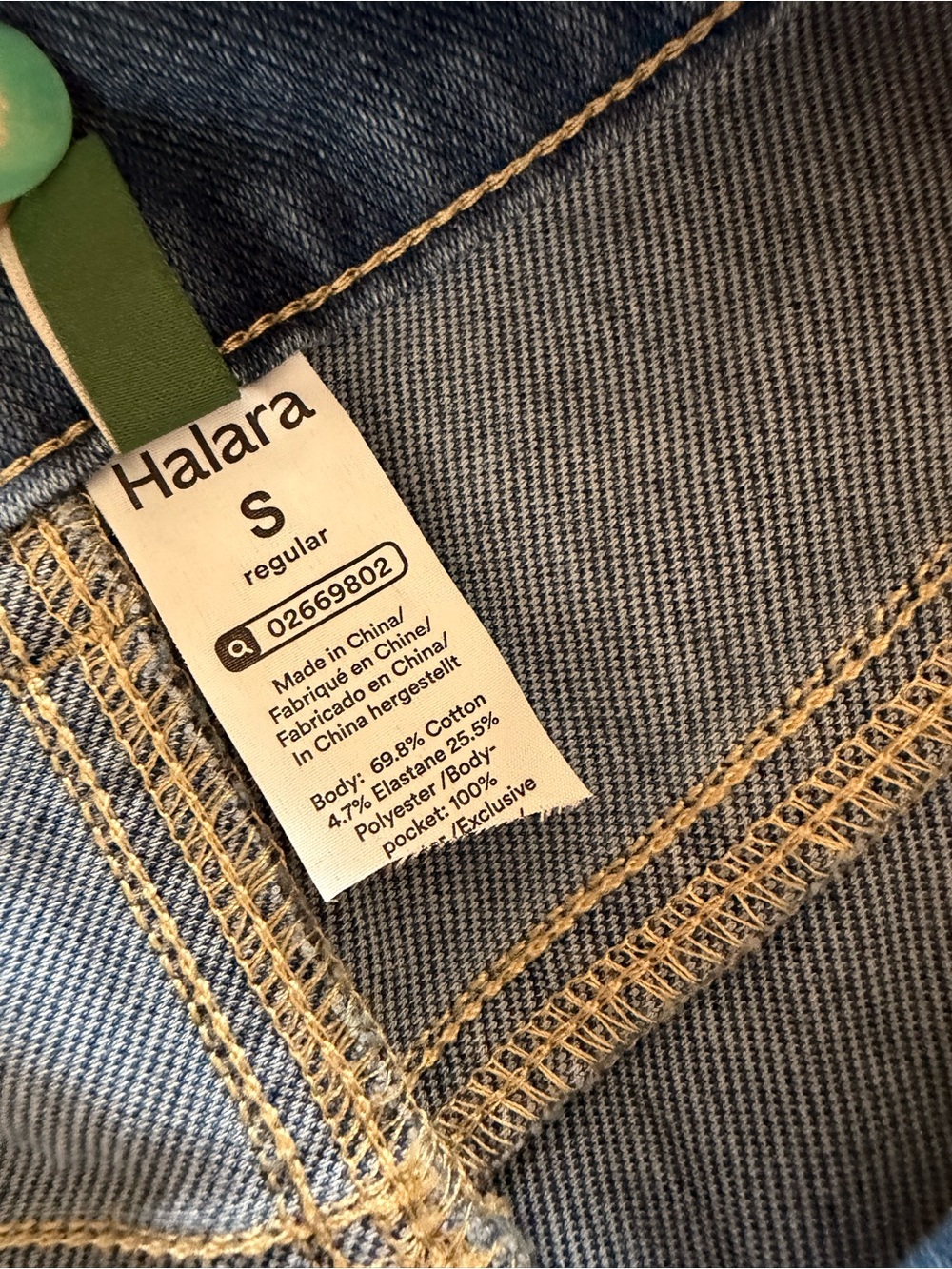 HALARA Flex Asymmetric Wide Leg Baggy Jeans Small - Picture 2 of 3